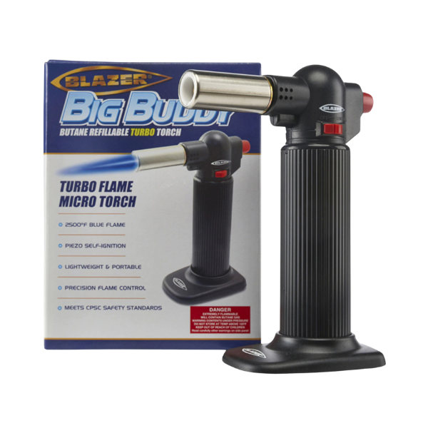 Blazer Big Buddy Turbo Flame Micro Torch / Black